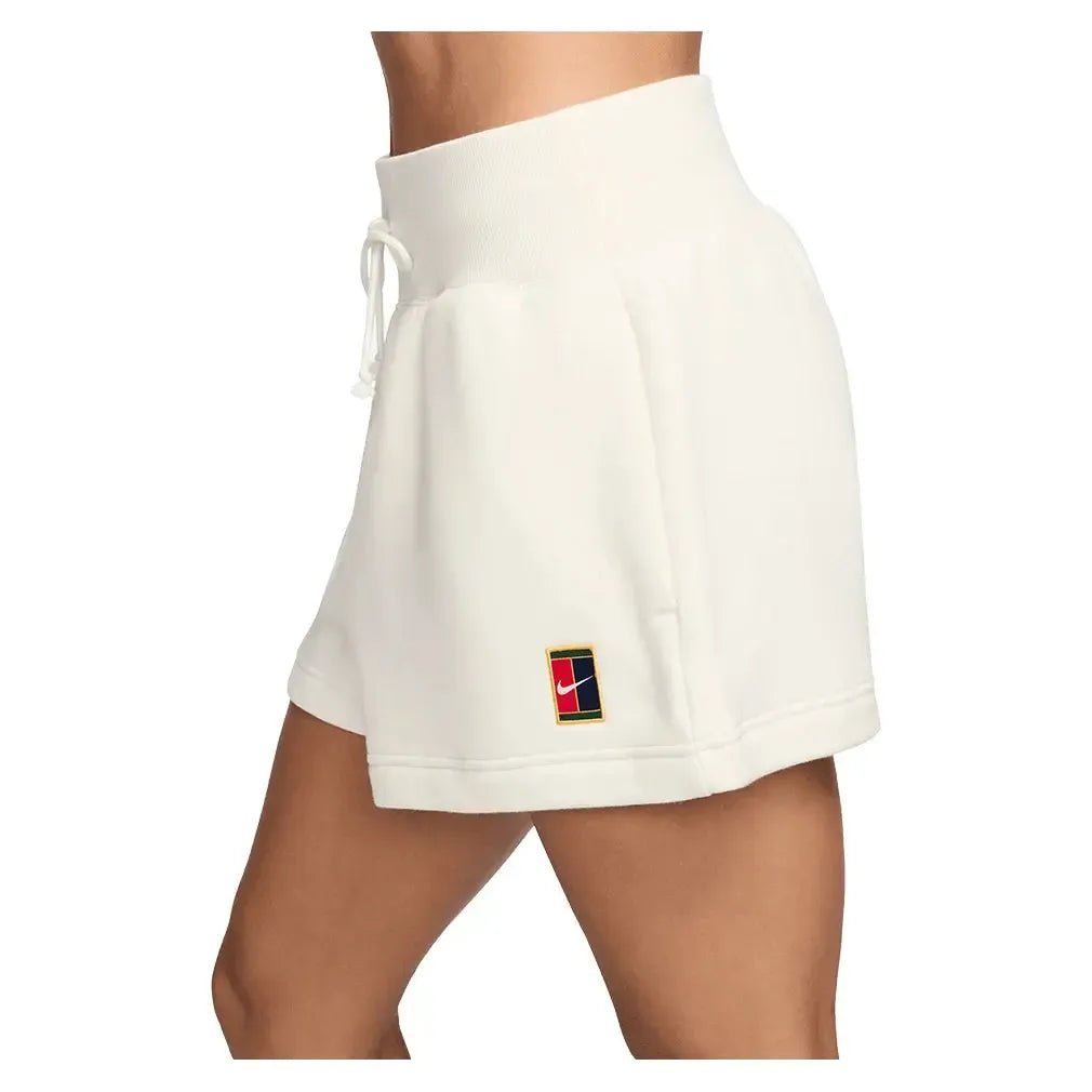 Women's Court Phoenix Fleece Tennis Short Pale IvoryTienda Tennis