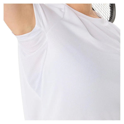 Women's Court Short Sleeve Tennis Top Brilliant WhiteTienda Tennis