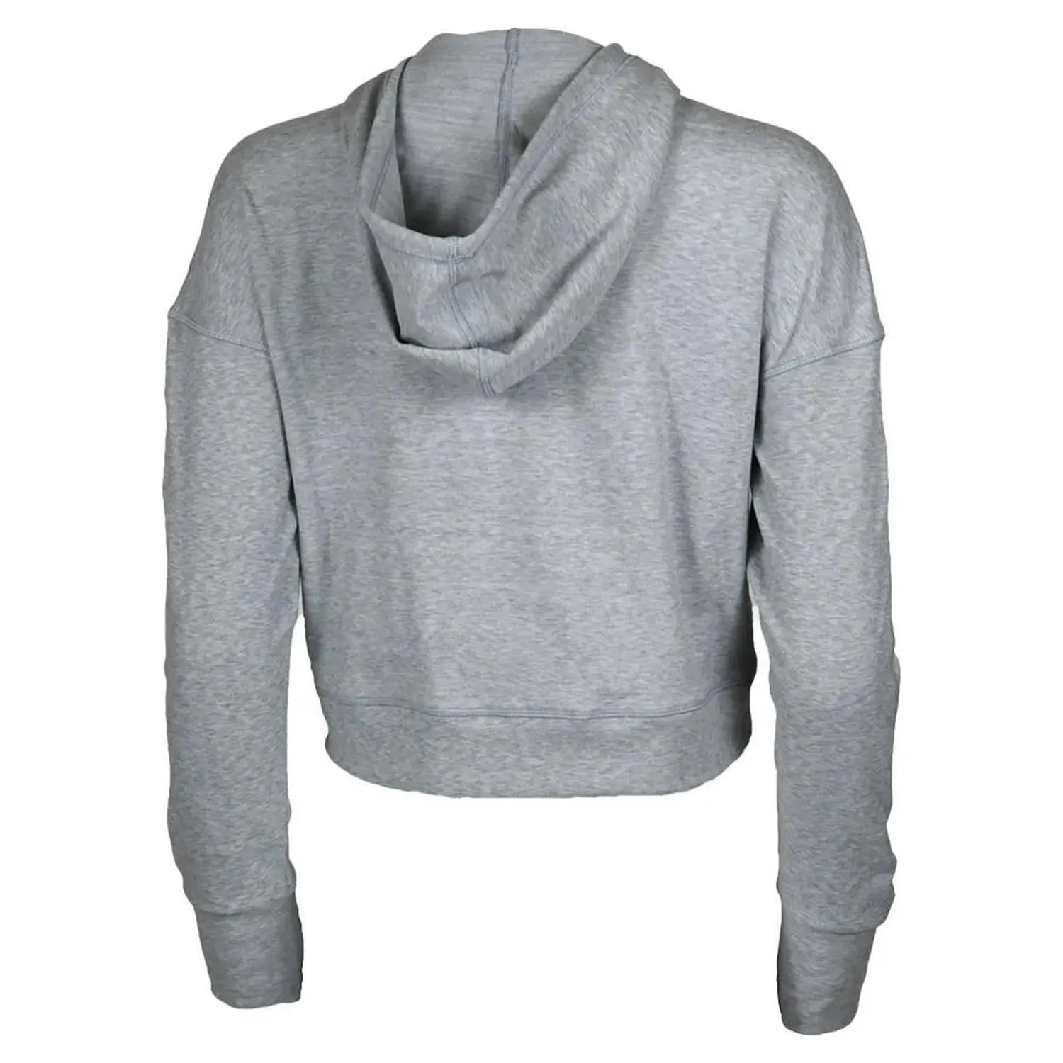 Womens Cropped Fleece Hoodie Glacier GrayTienda Tennis