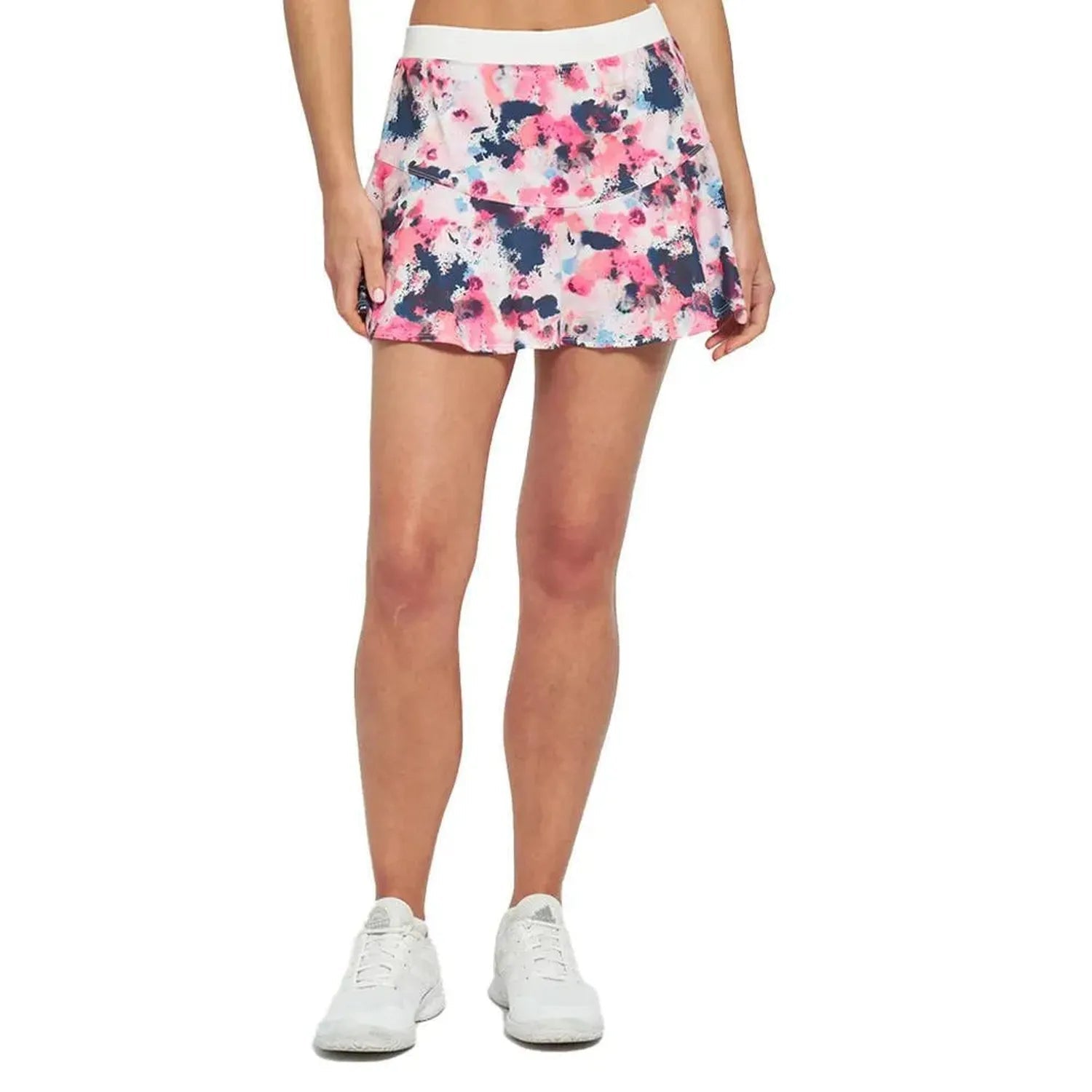 Women's Dash 13 Inch Tennis Skort Spring Splatter and WhiteTienda Tennis