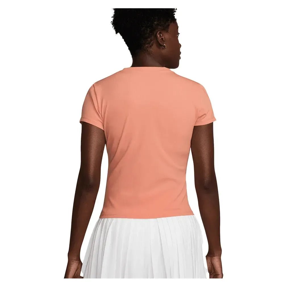 Women's Dri - Fit Advantage Short Sleeve Tennis Top Apricot AgateTienda Tennis