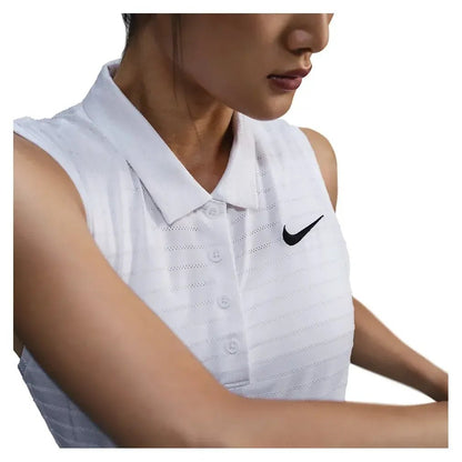 Women's Dri - Fit Victory Sleeveless Striped Tennis PoloTienda Tennis