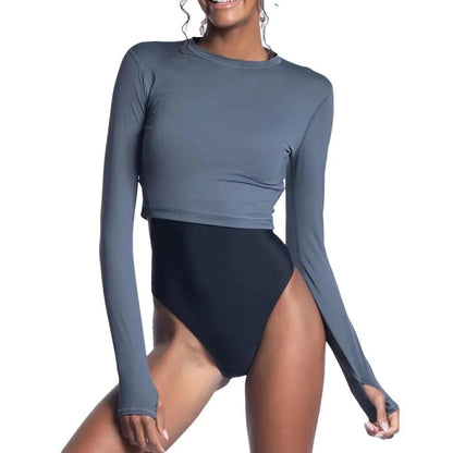 Women's Everyday Long Sleeve Crop Tennis TopTienda Tennis