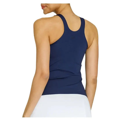 Women's Foundation Hi - Neck Tennis Tank Navy BlueTienda Tennis