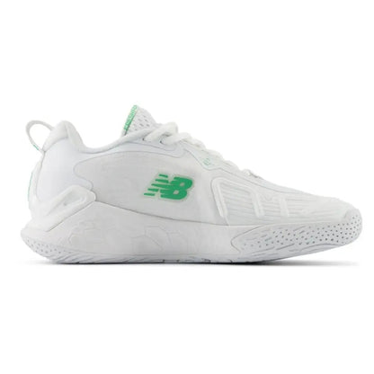 Women's Fresh Foam X CT - Rally B Width Tennis Shoes White and Green AppleTienda Tennis