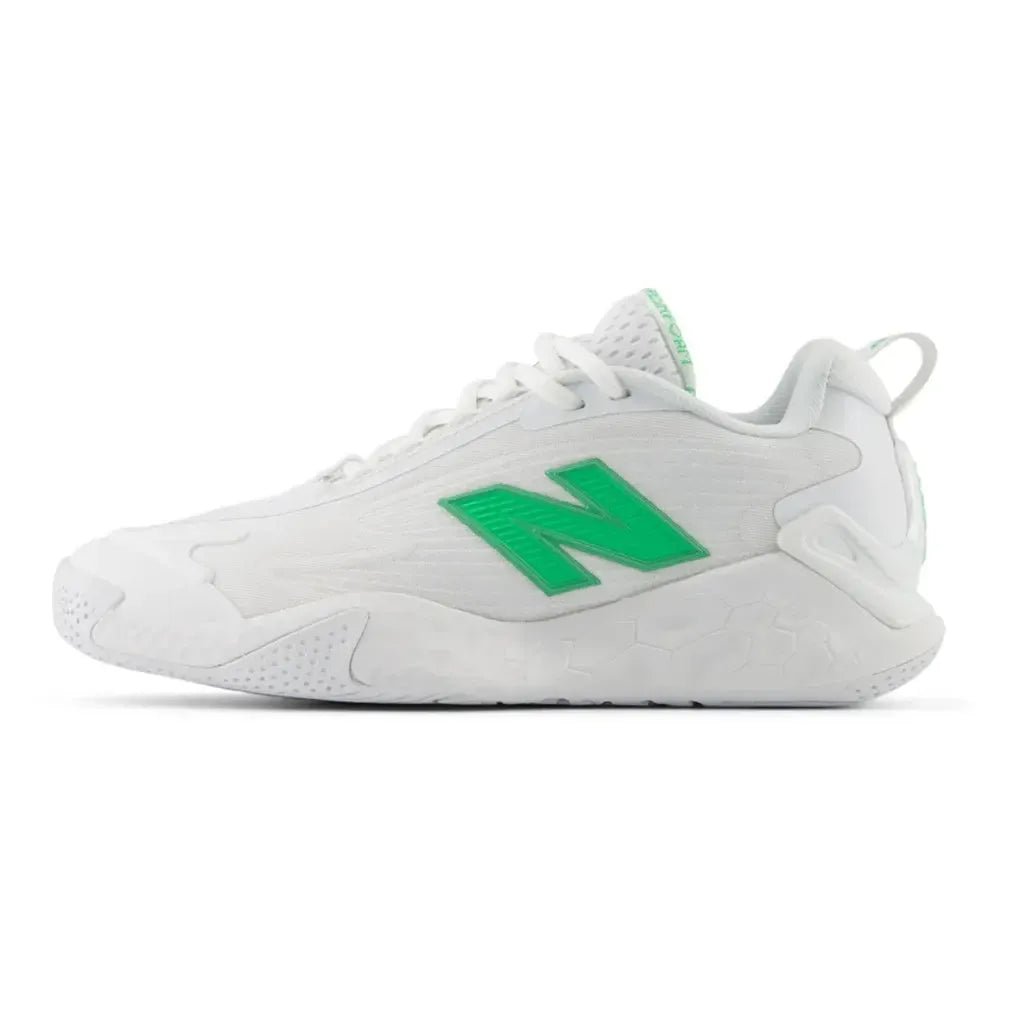 Women's Fresh Foam X CT - Rally B Width Tennis Shoes White and Green AppleTienda Tennis