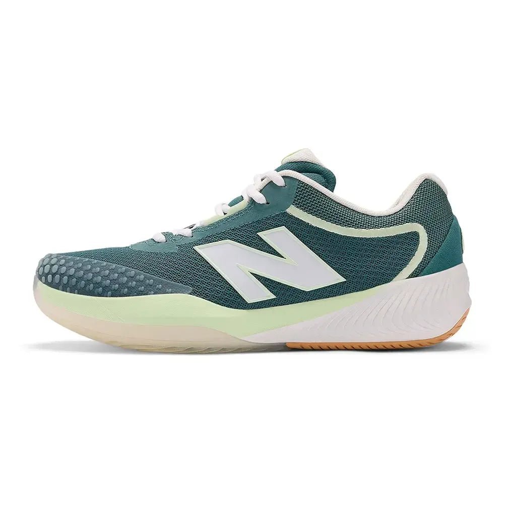 Women's FuelCell 996v6 B Width Tennis Shoes New Spruce and WhiteTienda Tennis
