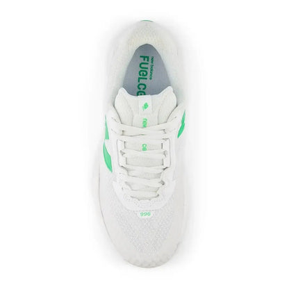 Women's FuelCell 996v6 B Width Tennis Shoes White and Green AppleTienda Tennis