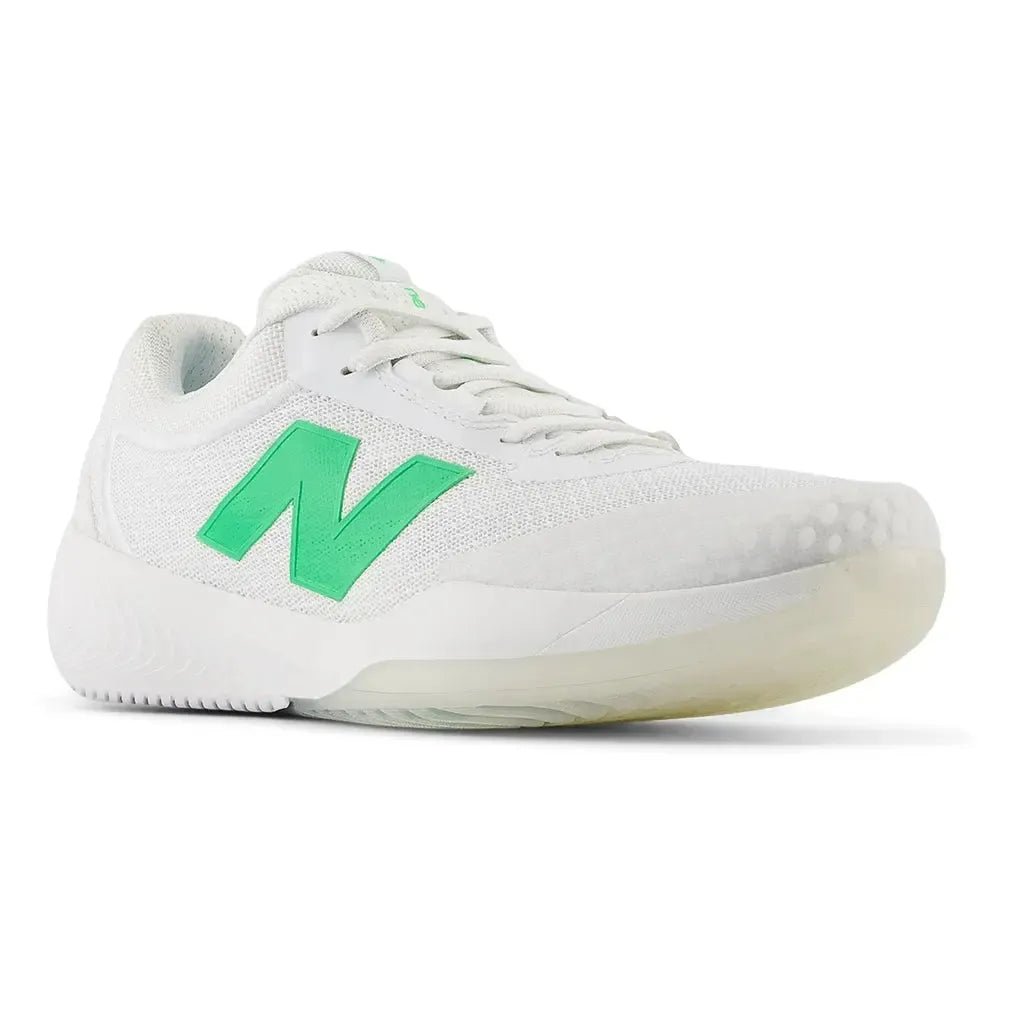 Women's FuelCell 996v6 B Width Tennis Shoes White and Green AppleTienda Tennis