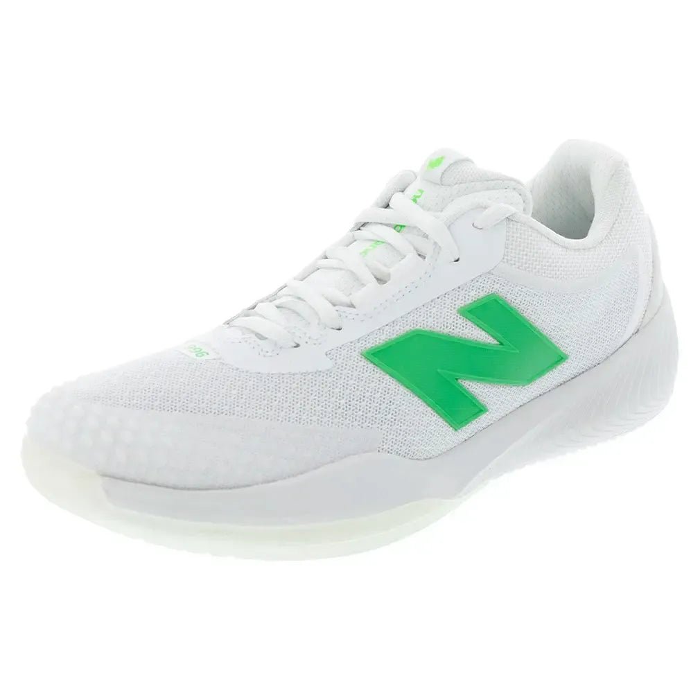Women's FuelCell 996v6 B Width Tennis Shoes White and Green AppleTienda Tennis