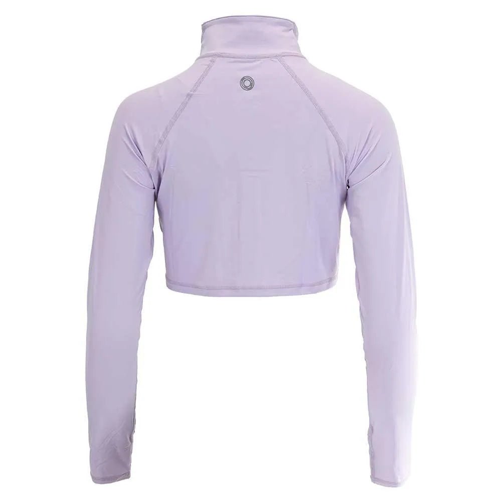 Women's Full Zip Tennis Crop TopTienda Tennis