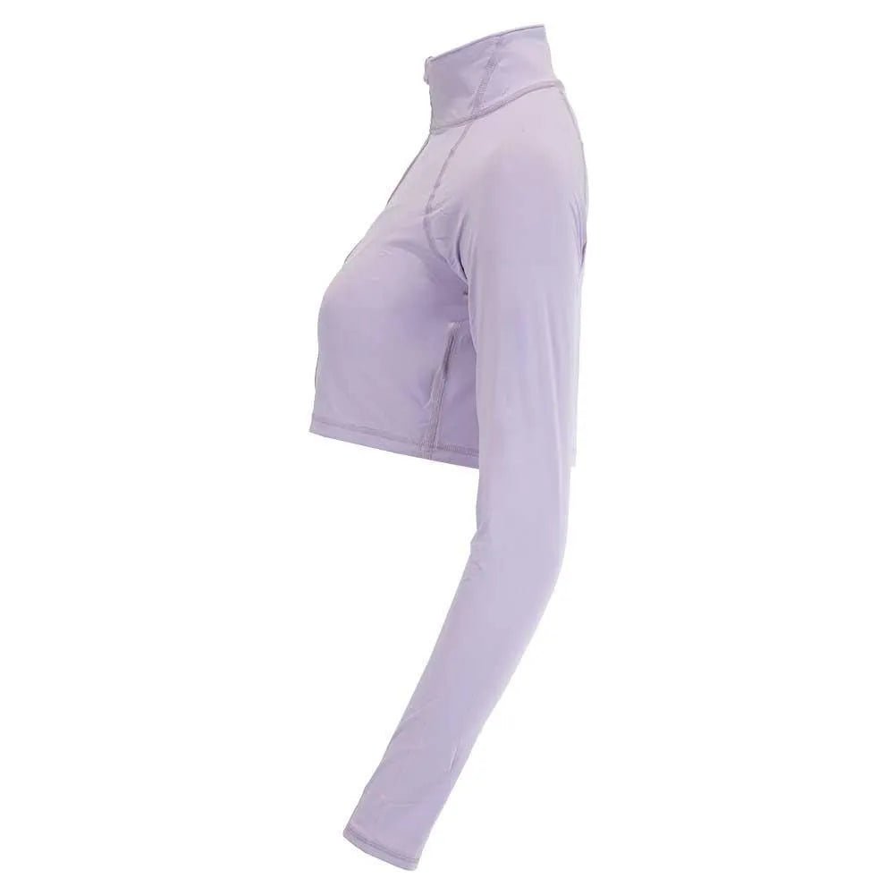 Women's Full Zip Tennis Crop TopTienda Tennis