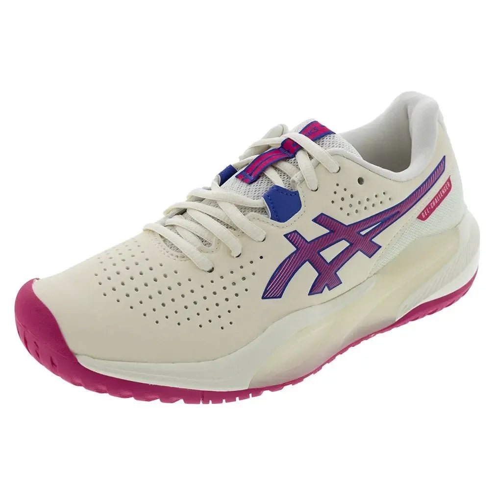 Women's GEL - Challenger 15 Tennis Shoes Cream and Bright RoseTienda Tennis