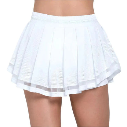 Women's High Waist Real Tulle Tennis SkortTienda Tennis