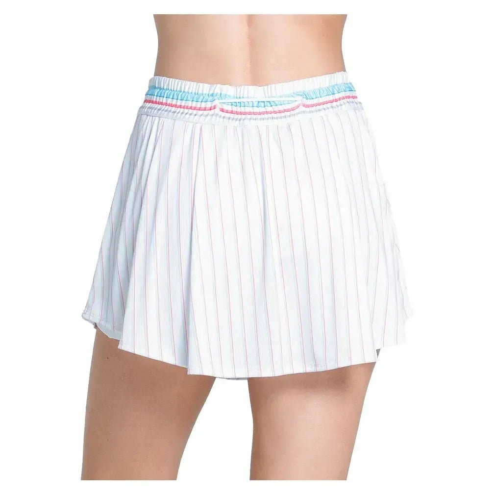 Women's High Waist Retro 13.5 Inch Tennis Skort WhiteTienda Tennis
