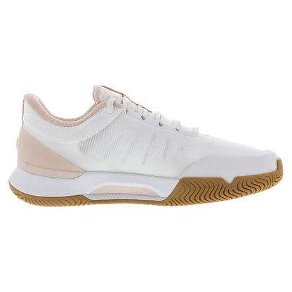 Womens Intrigue Tour Clay Tennis Shoes White and Cameo RoseTienda Tennis