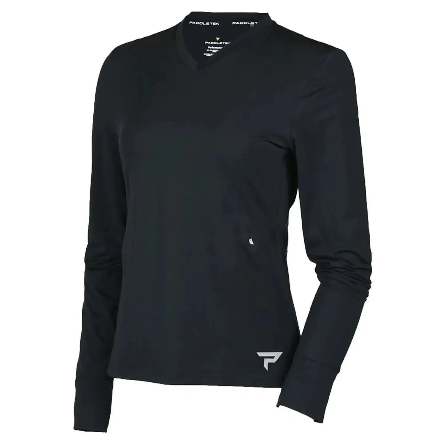 Womens Long Sleeve Performance Top BlackTienda Tennis