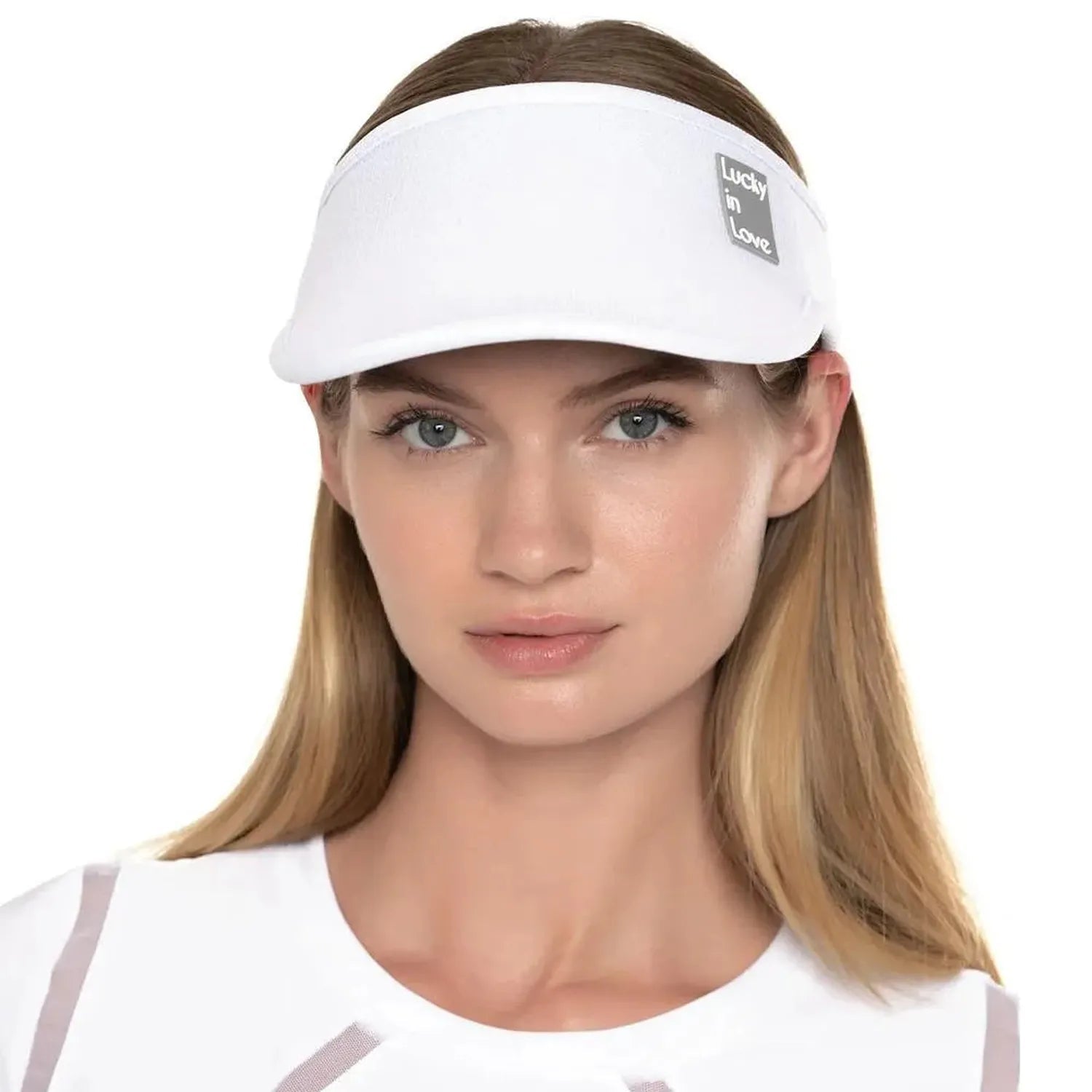Women's Lucky Logo Stretch Tennis VisorTienda Tennis