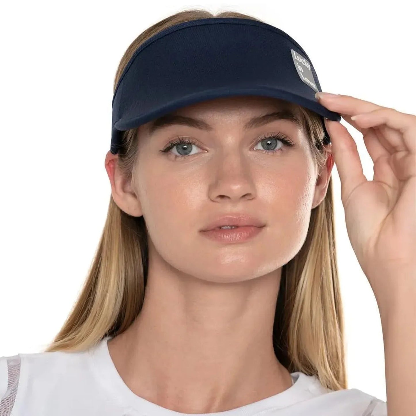 Women's Lucky Logo Stretch Tennis VisorTienda Tennis