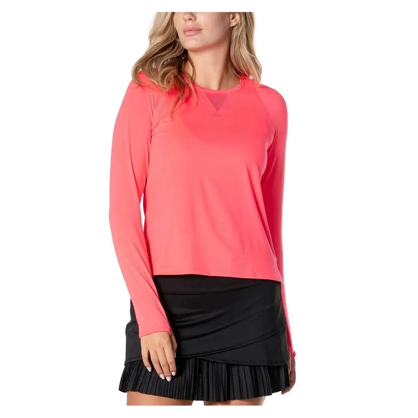Women's LUV High Low Breezy Long Sleeve Tennis TopTienda Tennis