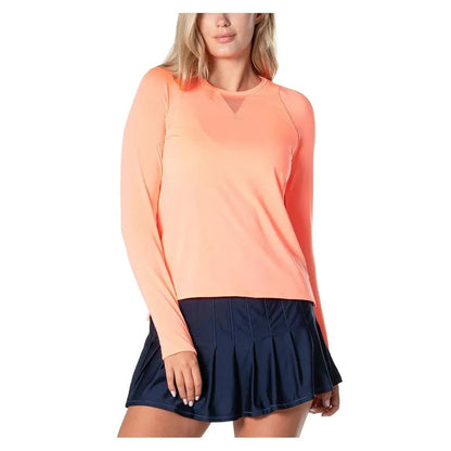 Women's LUV High Low Breezy Long Sleeve Tennis TopTienda Tennis