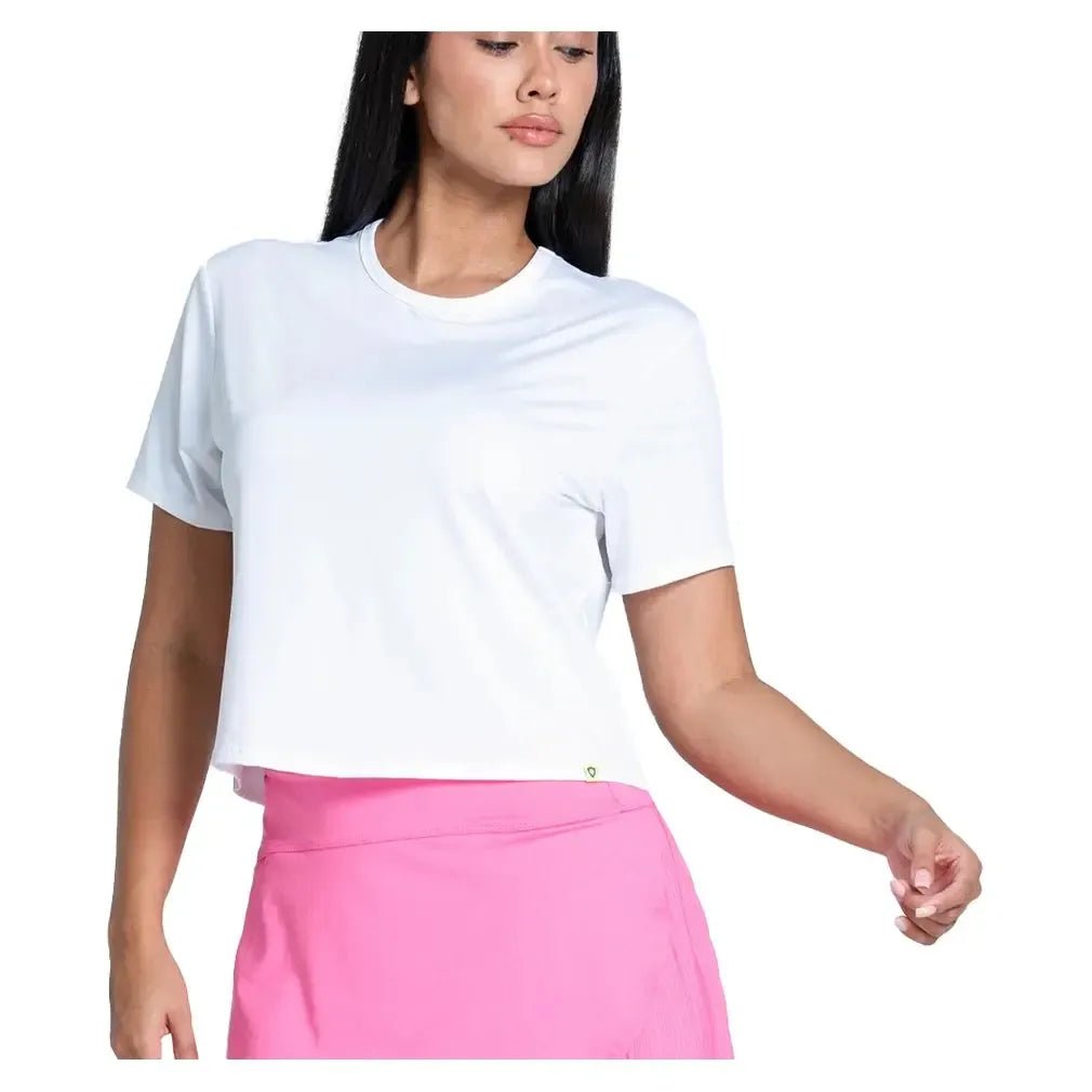Women's LUV Power Box Tennis Top WhiteTienda Tennis