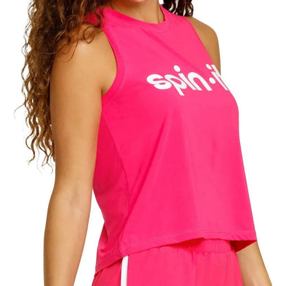 Women's Machli Swing Pickleball Tank Vivid Pink and ChalkTienda Tennis