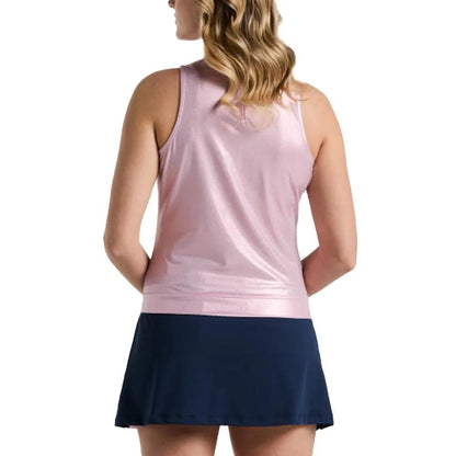 Women's Metallic Tennis Tank Charm PinkTienda Tennis