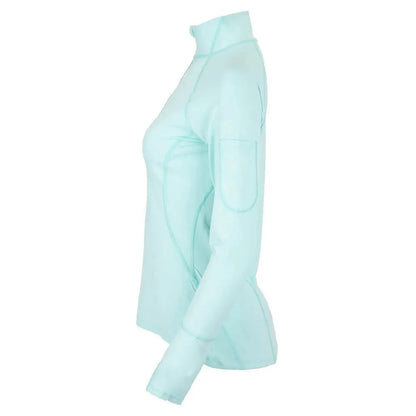 Women's Mock Zip Tennis TopTienda Tennis
