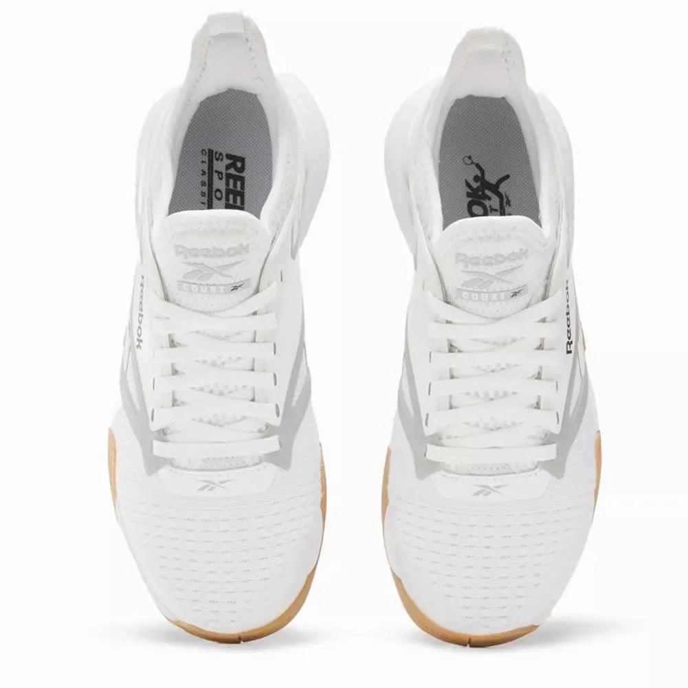 Women's Nano Court Shoes White and BlackTienda Tennis