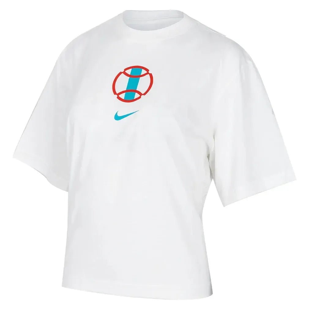 Women's Paris Cotton Short Sleeve Boxy Tennis TopTienda Tennis