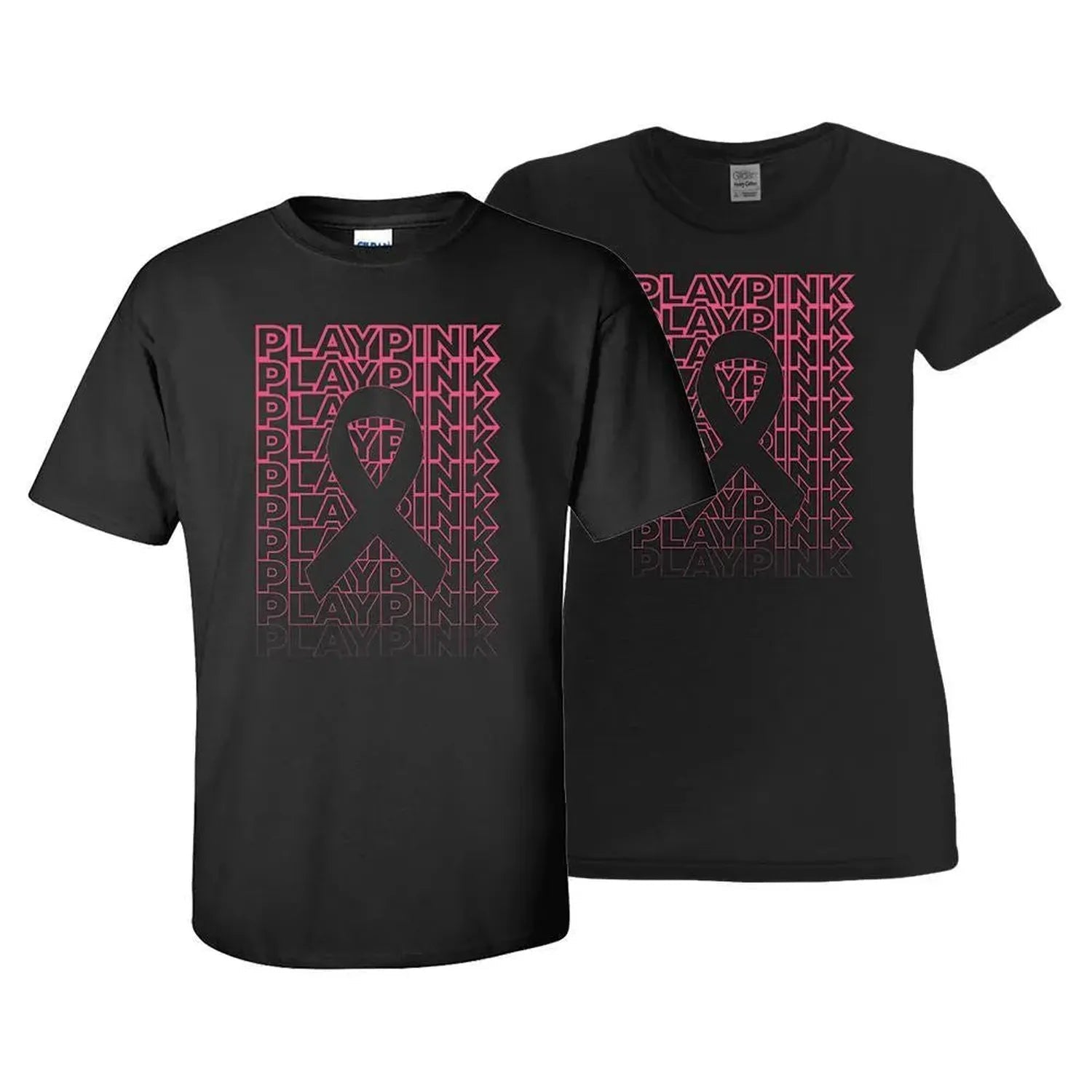 Women's Play Pink Tennis Tee Black (Size Small)Tienda Tennis