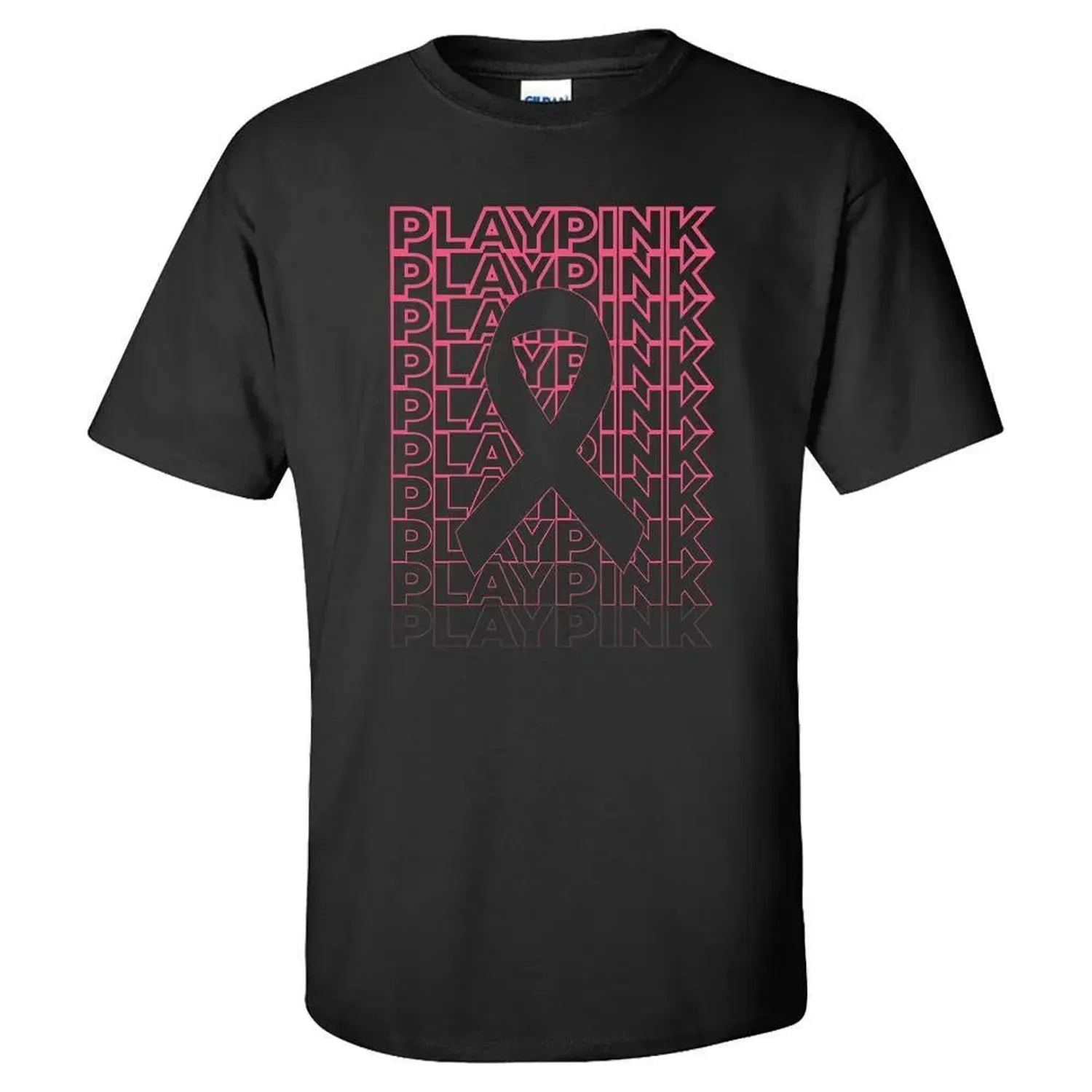 Women's Play Pink Tennis Tee Black (Size Small)Tienda Tennis