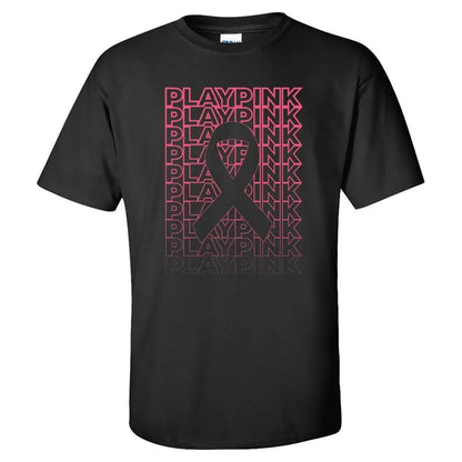 Women's Play Pink Tennis Tee Black (Size Small)Tienda Tennis