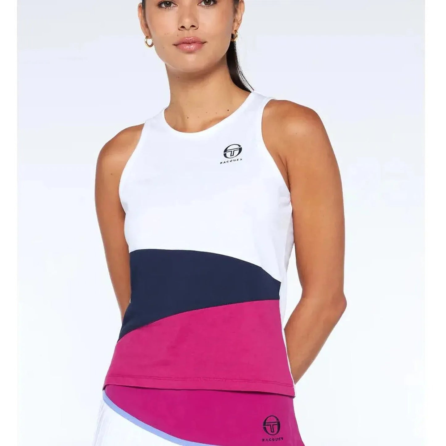 Women's Racquet Tennis Tank WhiteTienda Tennis