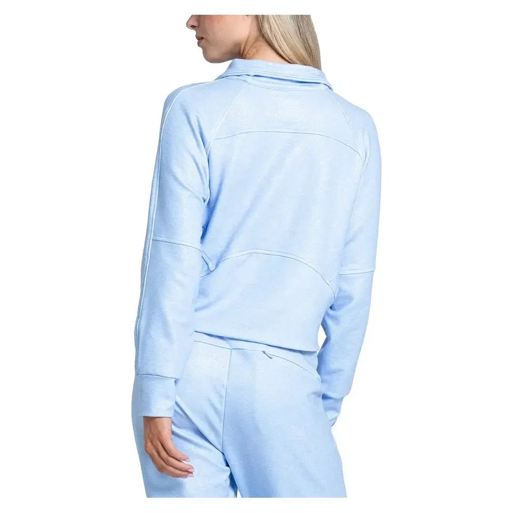 Women's Renew Heather 1/4 Zip Long Sleeve Tennis TopTienda Tennis