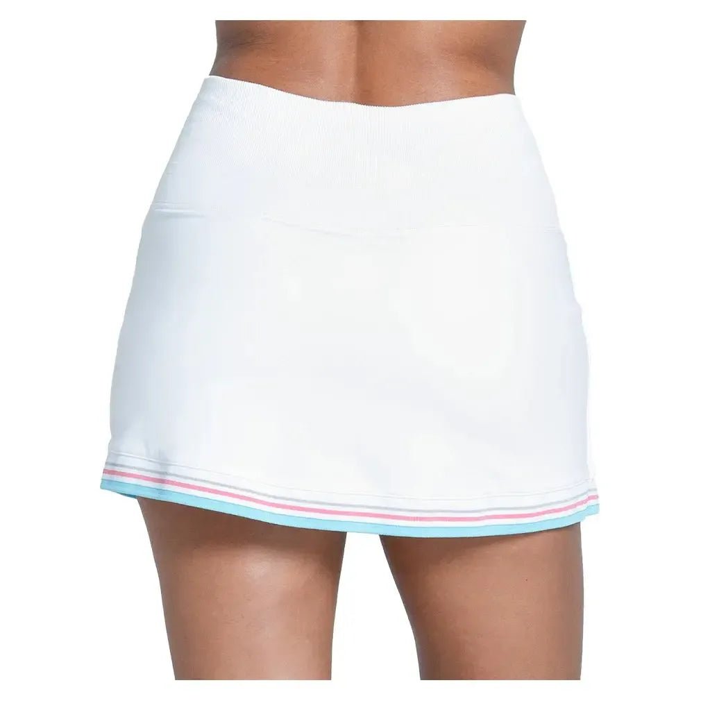 Women's Retro Revival 14 Inch Tennis Skort WhiteTienda Tennis