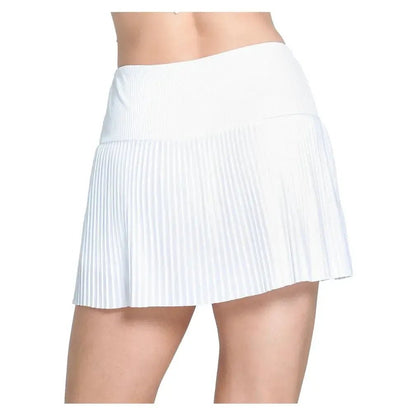 Women's Revival Pleated 14 Inch Tennis Skort WhiteTienda Tennis