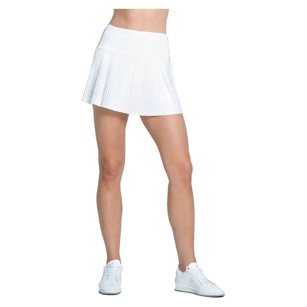 Women's Revival Pleated 14 Inch Tennis Skort WhiteTienda Tennis