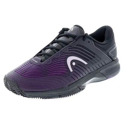 Women's Revolt Pro 4.5 Clay Tennis Shoes Black and PlumTienda Tennis