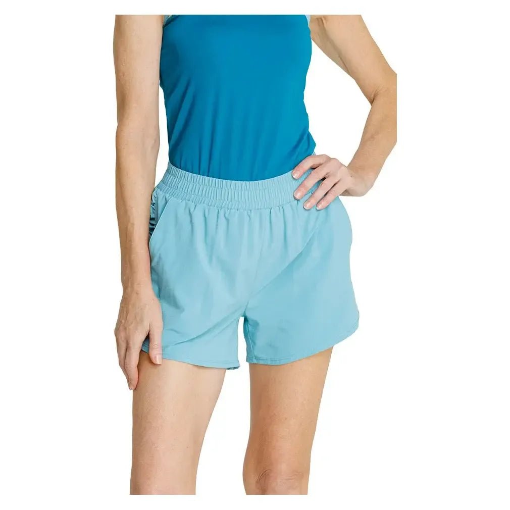 Women's Roe Shorts with Briefs and Ruched InsertsTienda Tennis
