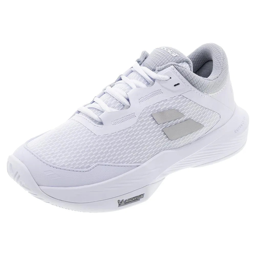 Women's SFX 4 Tennis Shoes White and SilverTienda Tennis