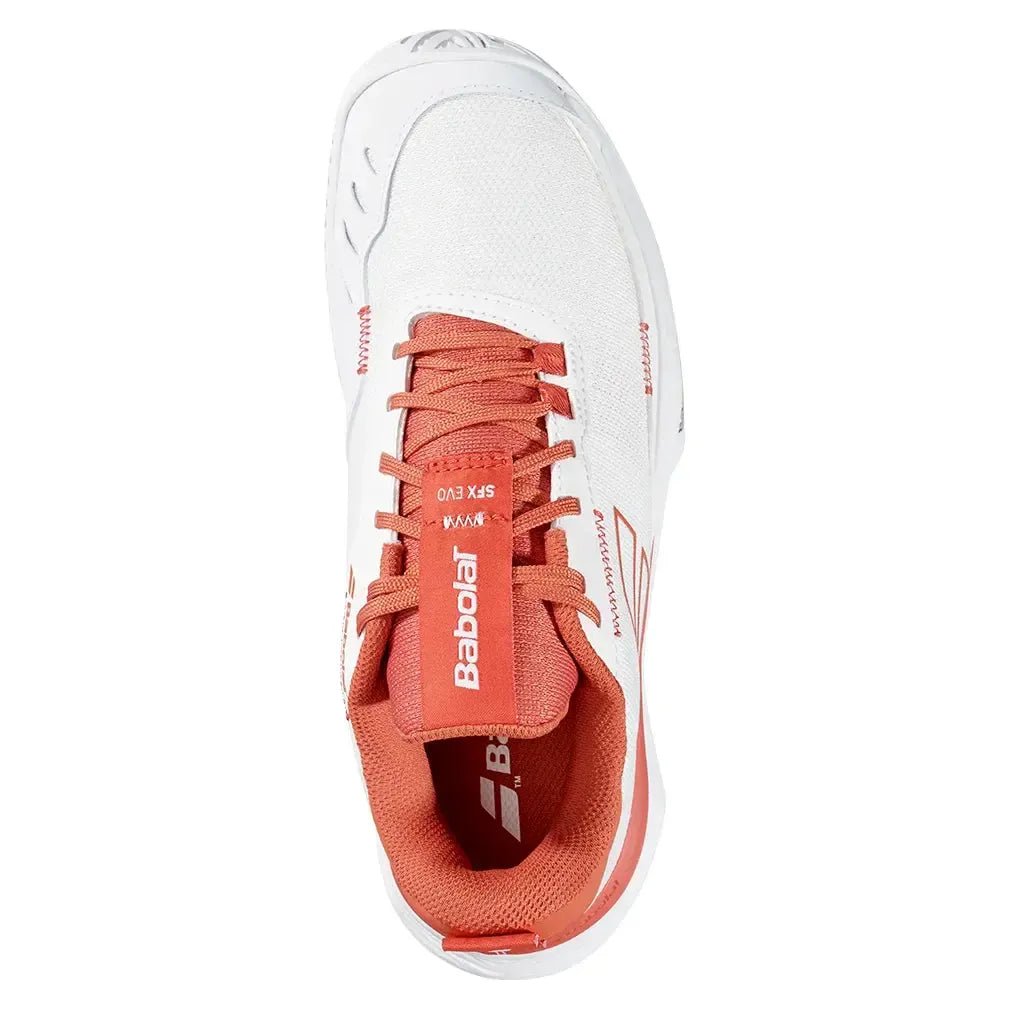 Women's SFX Evo All Court Tennis Shoes White and Terra CottaTienda Tennis