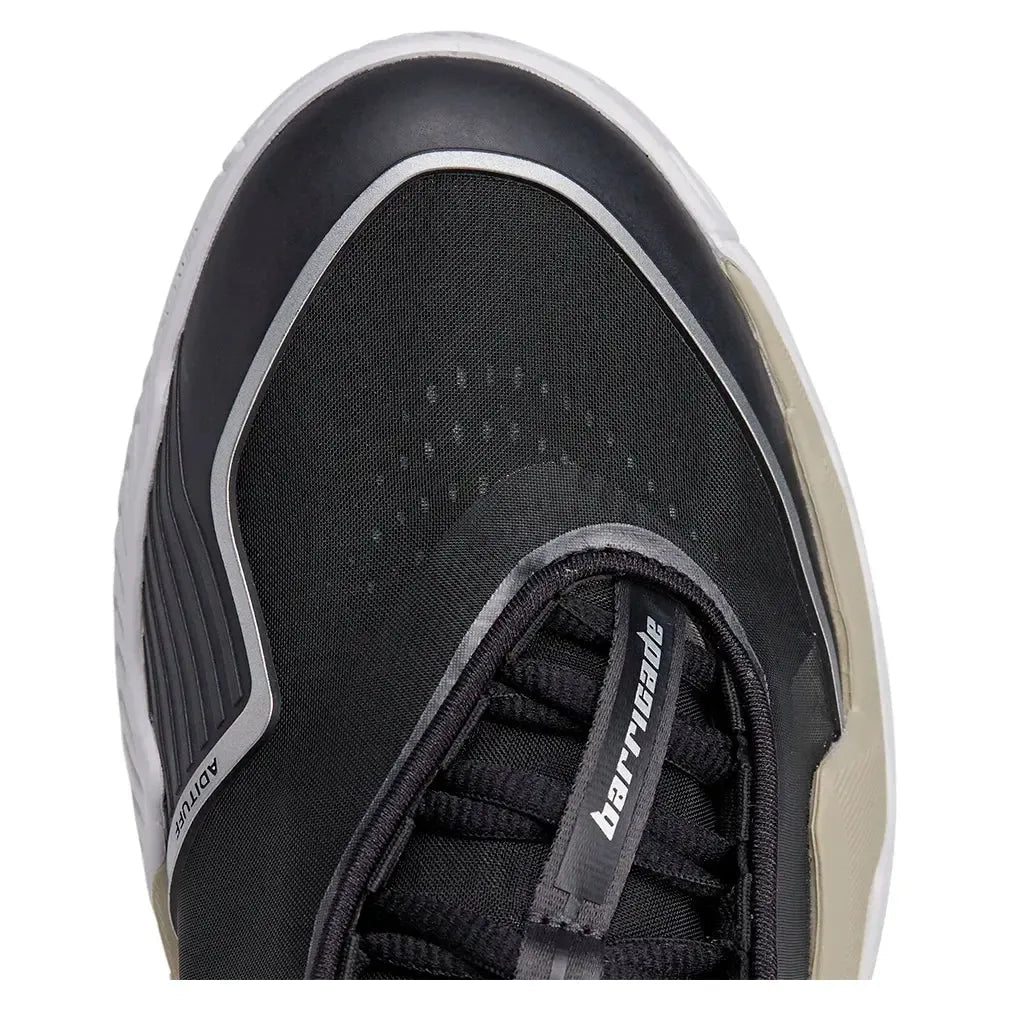 Women's Stella McCartney Barricade Tennis Shoes Core Black and Silver MetallicTienda Tennis