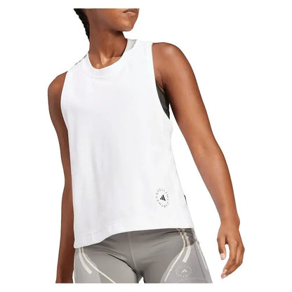 Women's Stella McCartney Logo Tank Top WhiteTienda Tennis