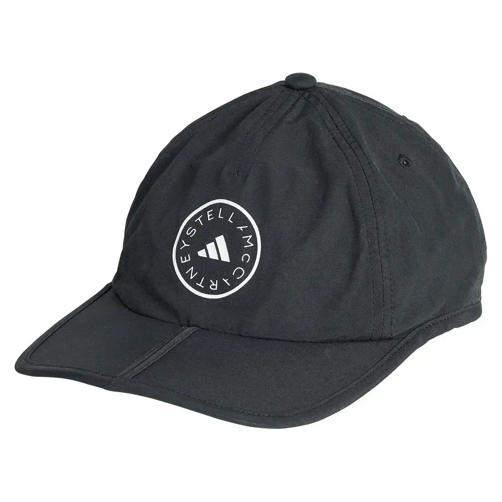 Women's Stella McCartney Running Cap Black and WhiteTienda Tennis