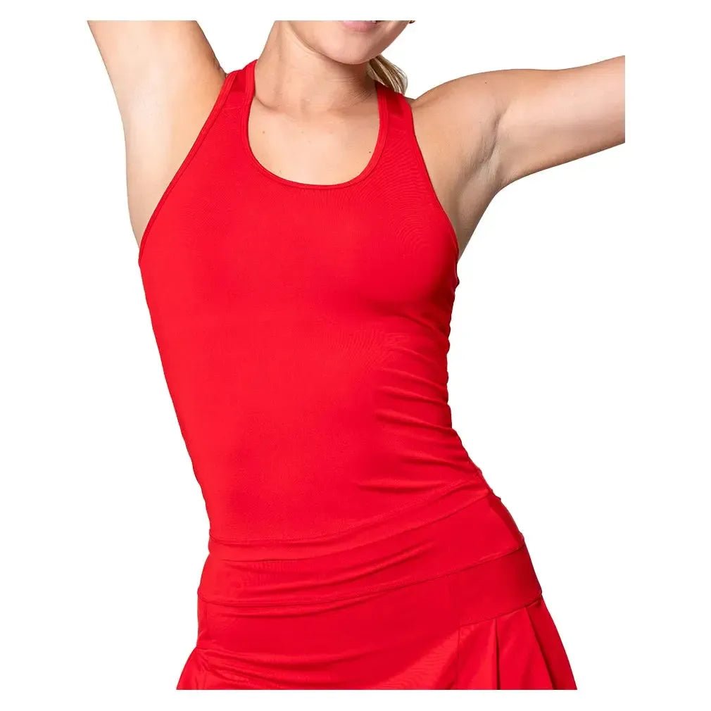 Women's Team Andrea Tennis Tank with BraTienda Tennis