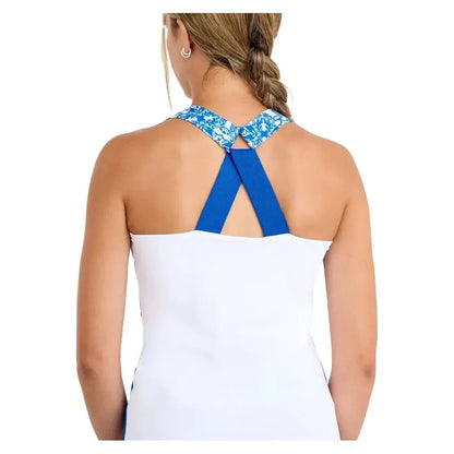 Women's Tennis Tank White and Sandra TilesTienda Tennis