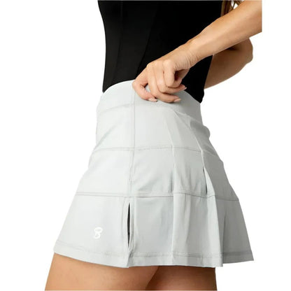 Women's UV Colors 14 Inch Tennis Skort StoneTienda Tennis
