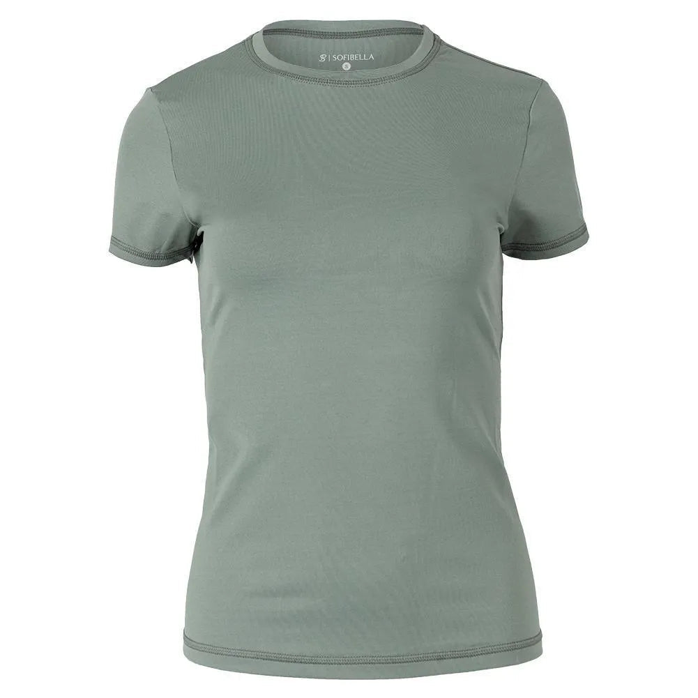 Women's UV Colors Short Sleeve Tennis Top ArmyTienda Tennis